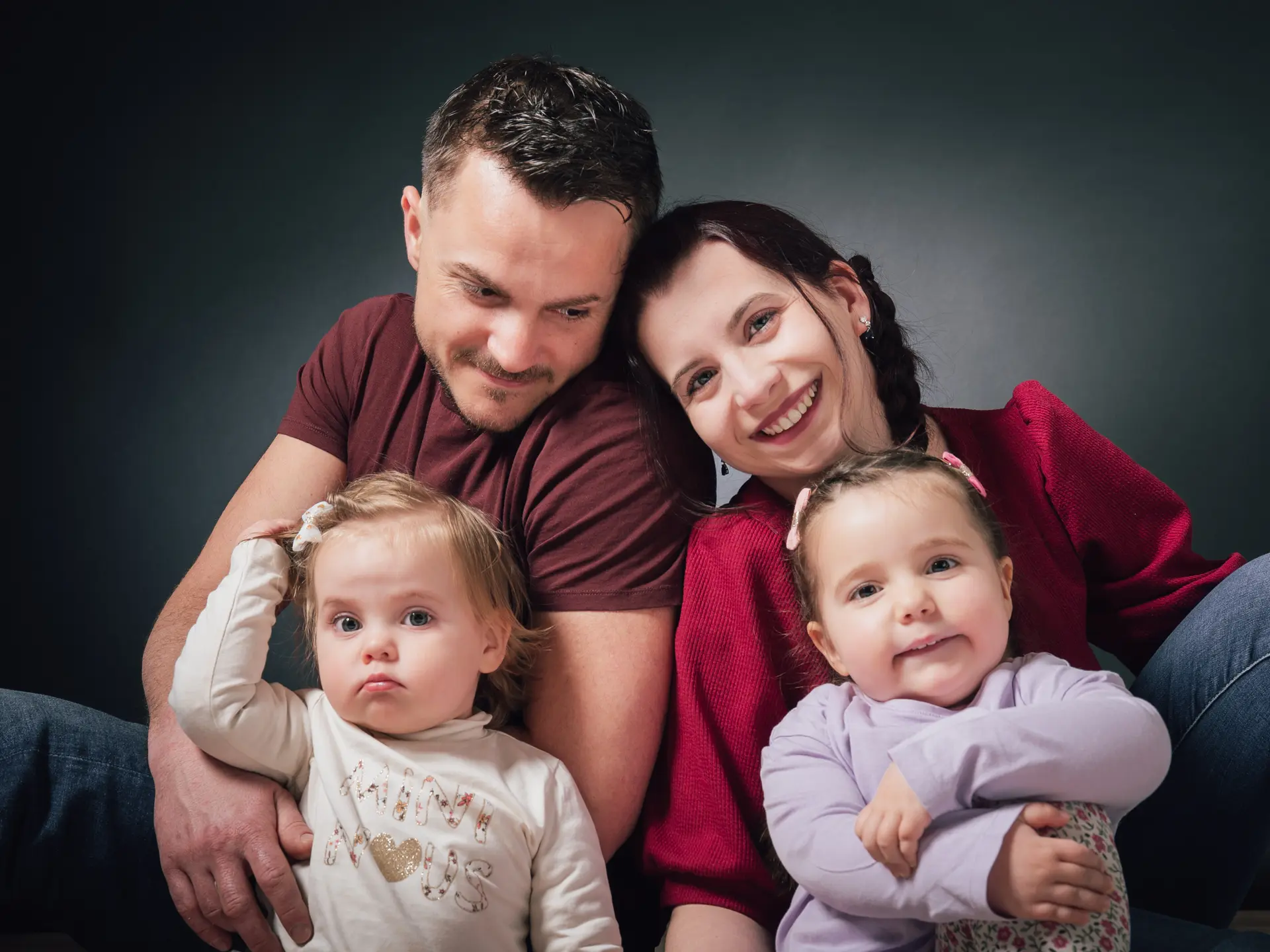 Portrait de famille — studio Den'iso Photographie